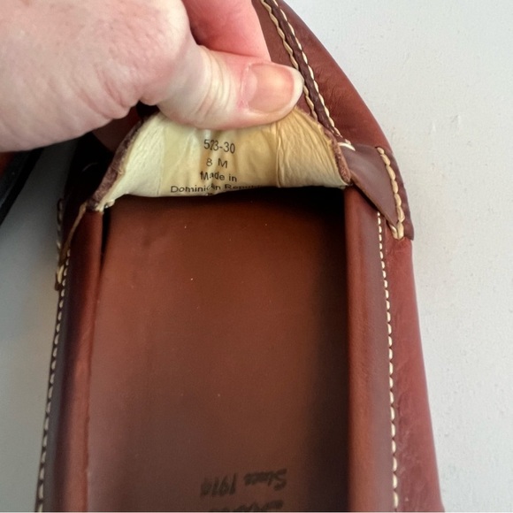 The Homes Store Brown Leather Loafers Size 8M main image 7